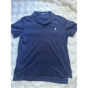 Ralph Lauren RL Polo Soft Pima Cotton Shirt Navy Size Small